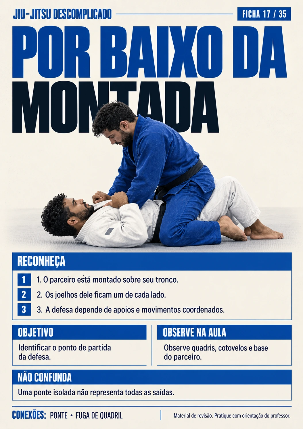 POR BAIXO DA MONTADA