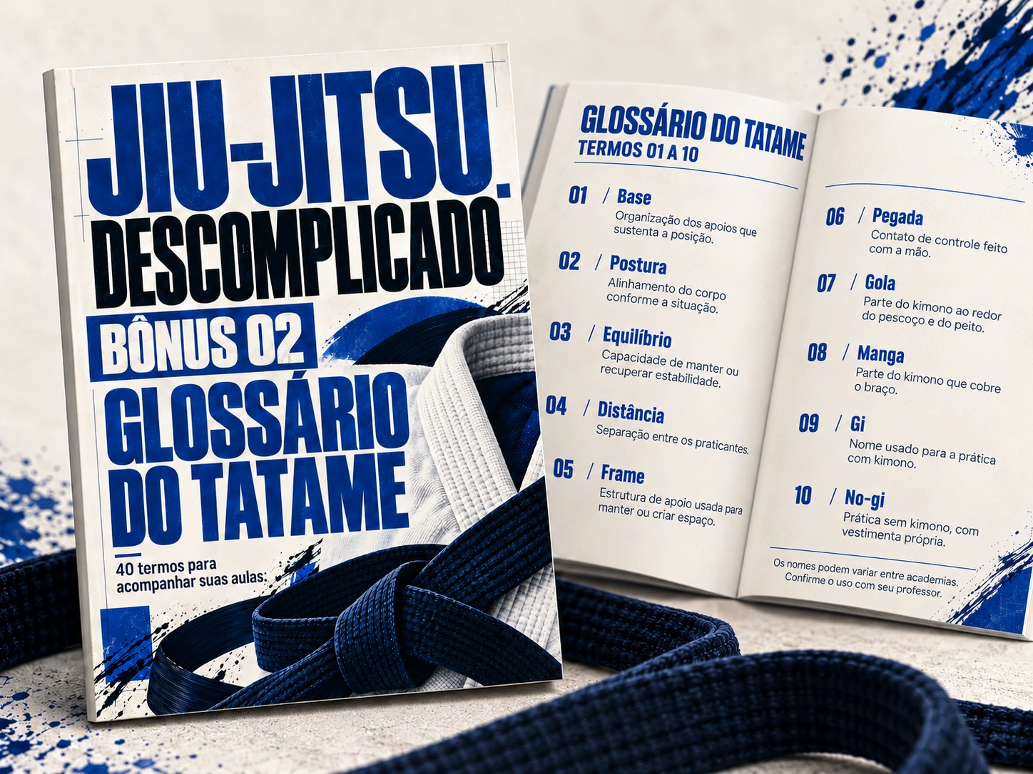 Mockup do Glossario